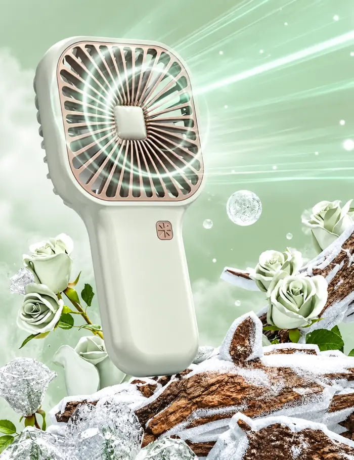 6-Speed USB Rechargeable Mini Handheld & Desk Fan