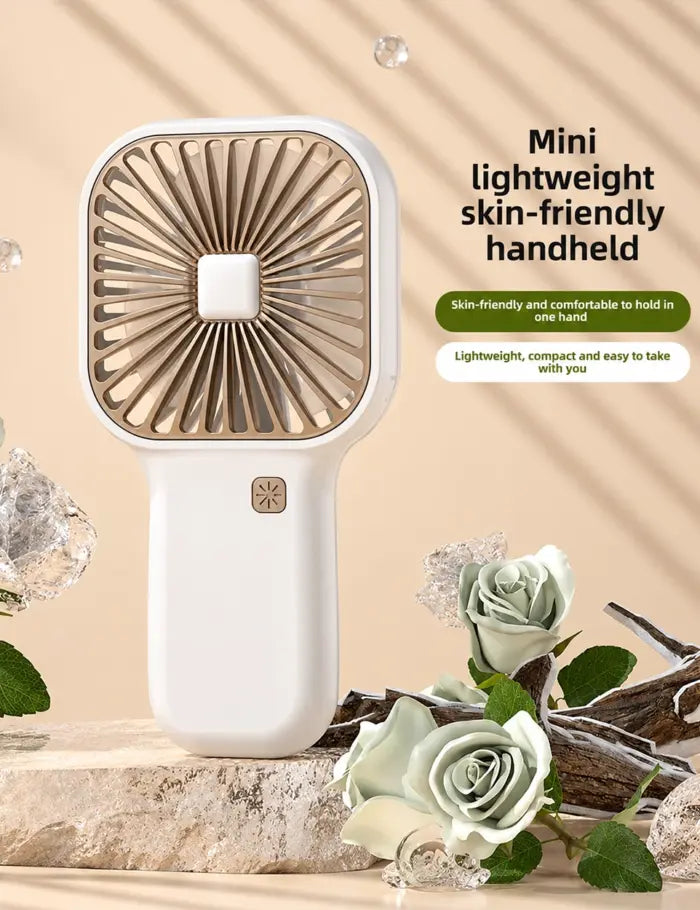 6-Speed USB Rechargeable Mini Handheld & Desk Fan