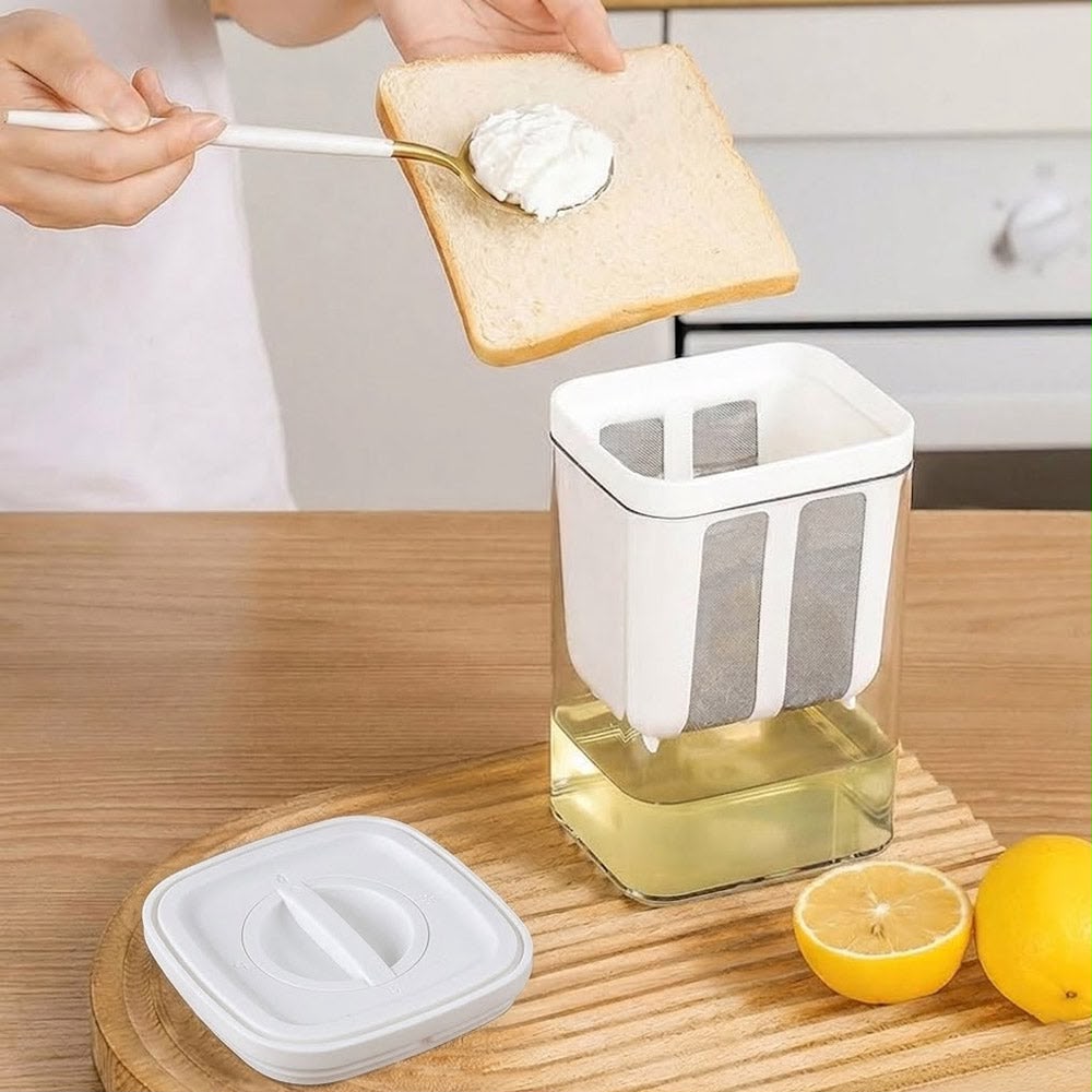 Household Yogurt Strainer & Multi-Purpose Whey Separator Box